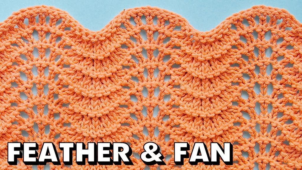 FEATHER AND FAN Knit Stitch