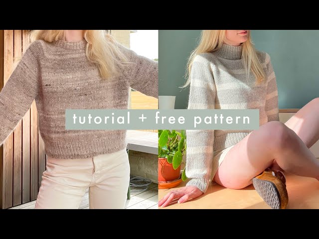 knit your first sweater free pattern