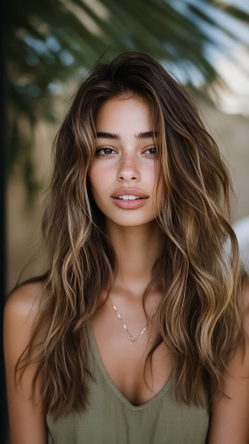 Effortless Beach Waves: The Ultimate Textured Hairstyle for a Relaxed Look