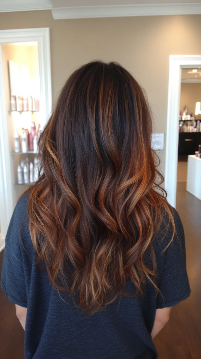 Effortless Beach Waves with Warm Honey Highlights