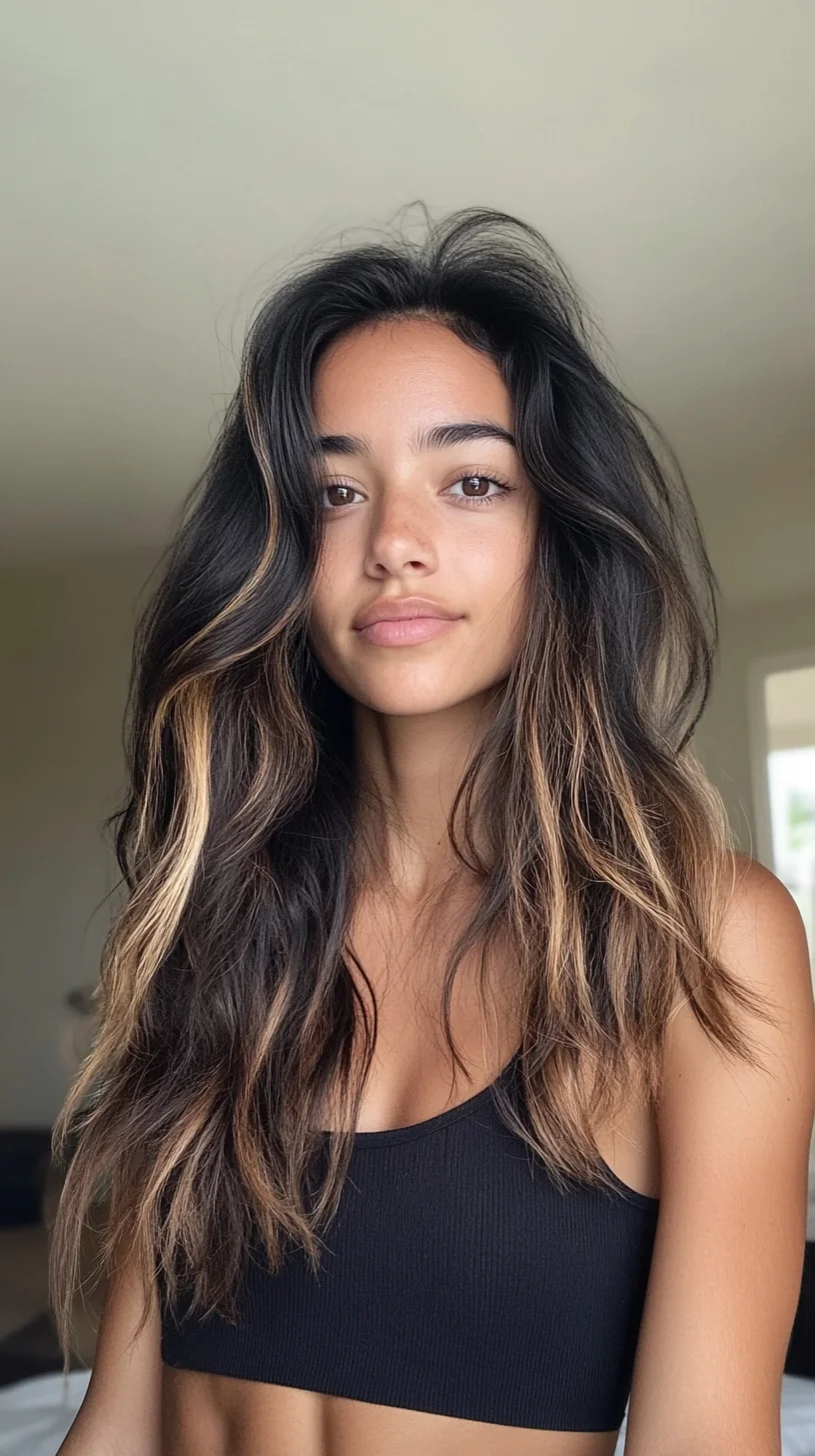 Effortless Beachy Waves with Subtle Highlights for a Sun-Kissed Vibe