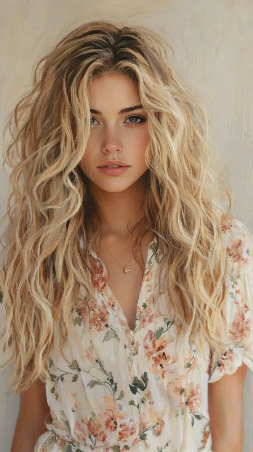 effortlessly beachy waves embrace volume and texture with natural flair