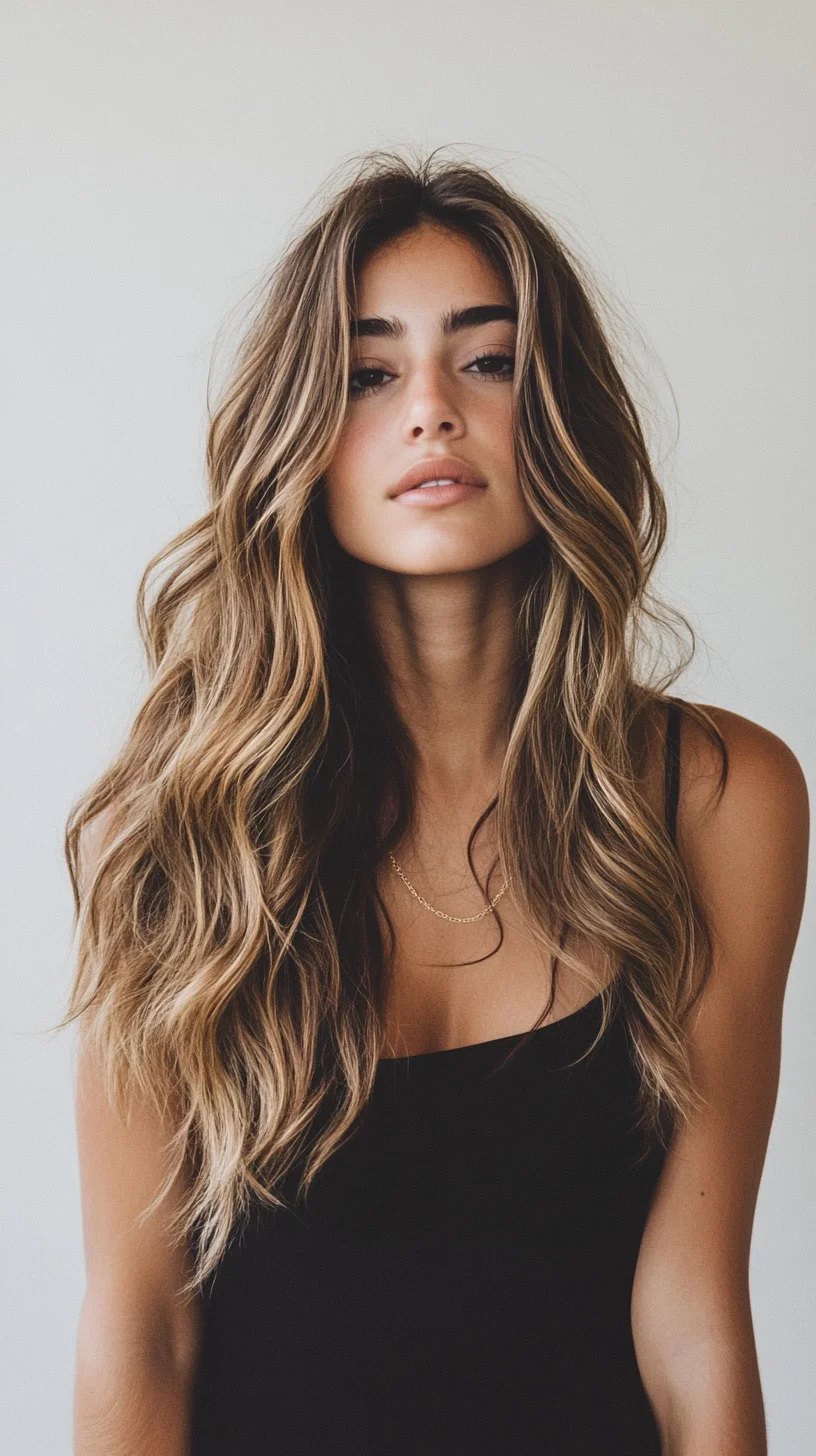 Effortlessly Chic Beach Waves for a Luminous, Tousled Look