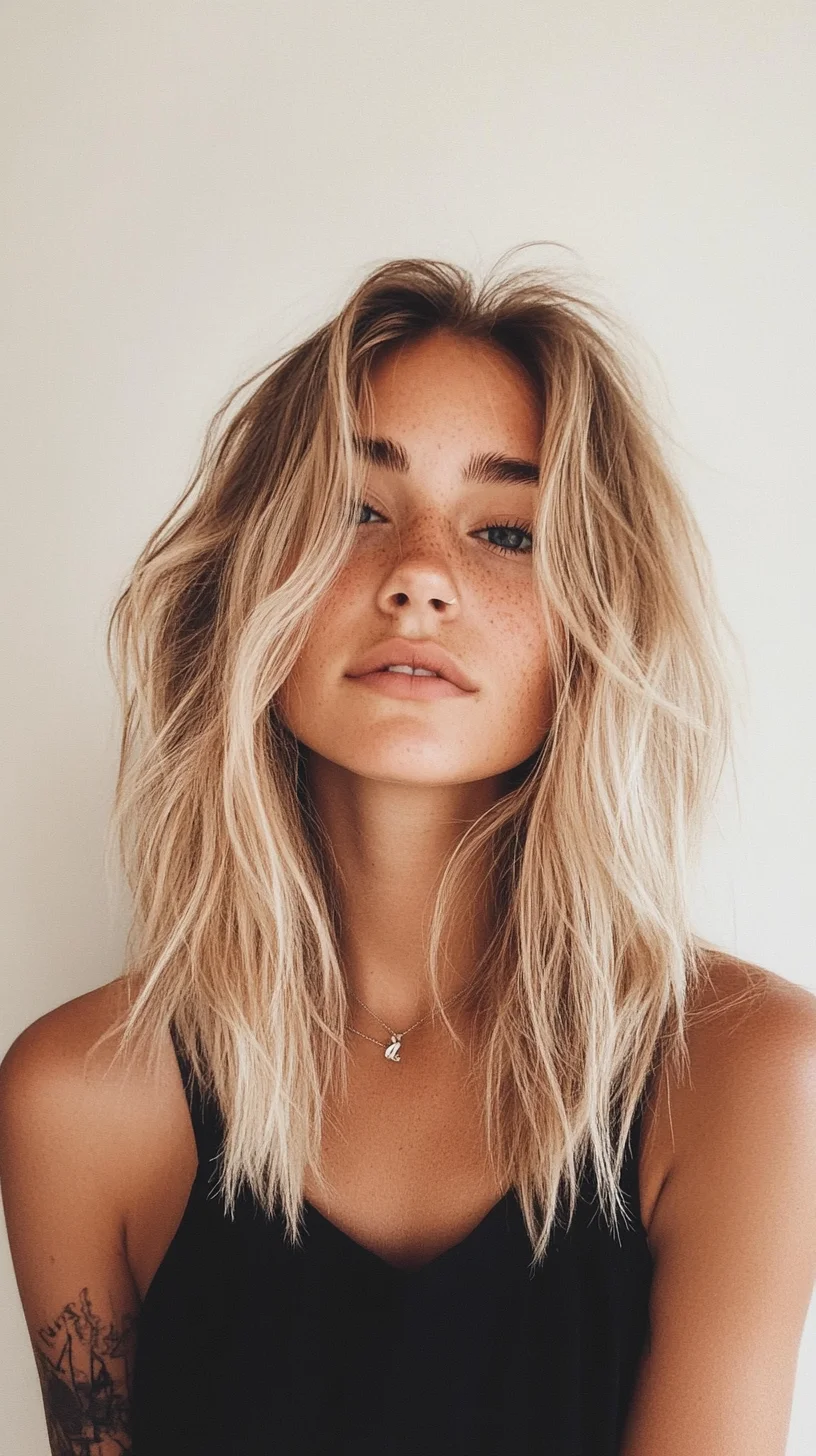 Effortlessly Chic Beach Waves: The Perfect Blend of Texture and Volume