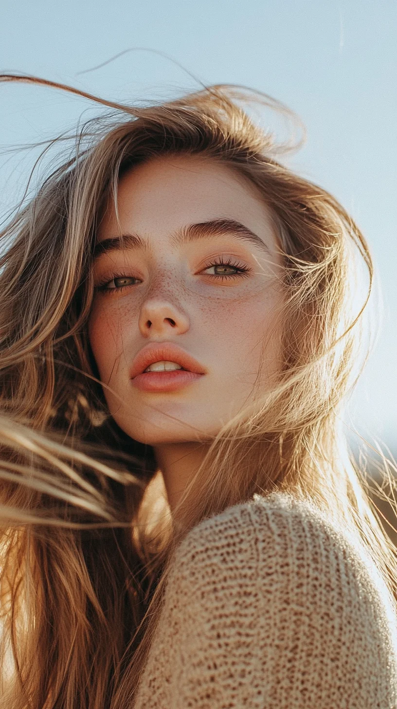 Effortlessly Chic Beachy Waves for a Glamorous, Natural Look