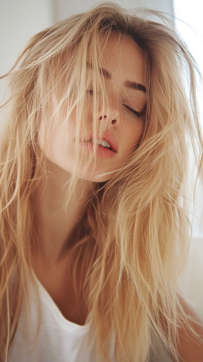 Effortlessly Chic Bedhead: The Ultimate Tousled Waves for a Carefree Look