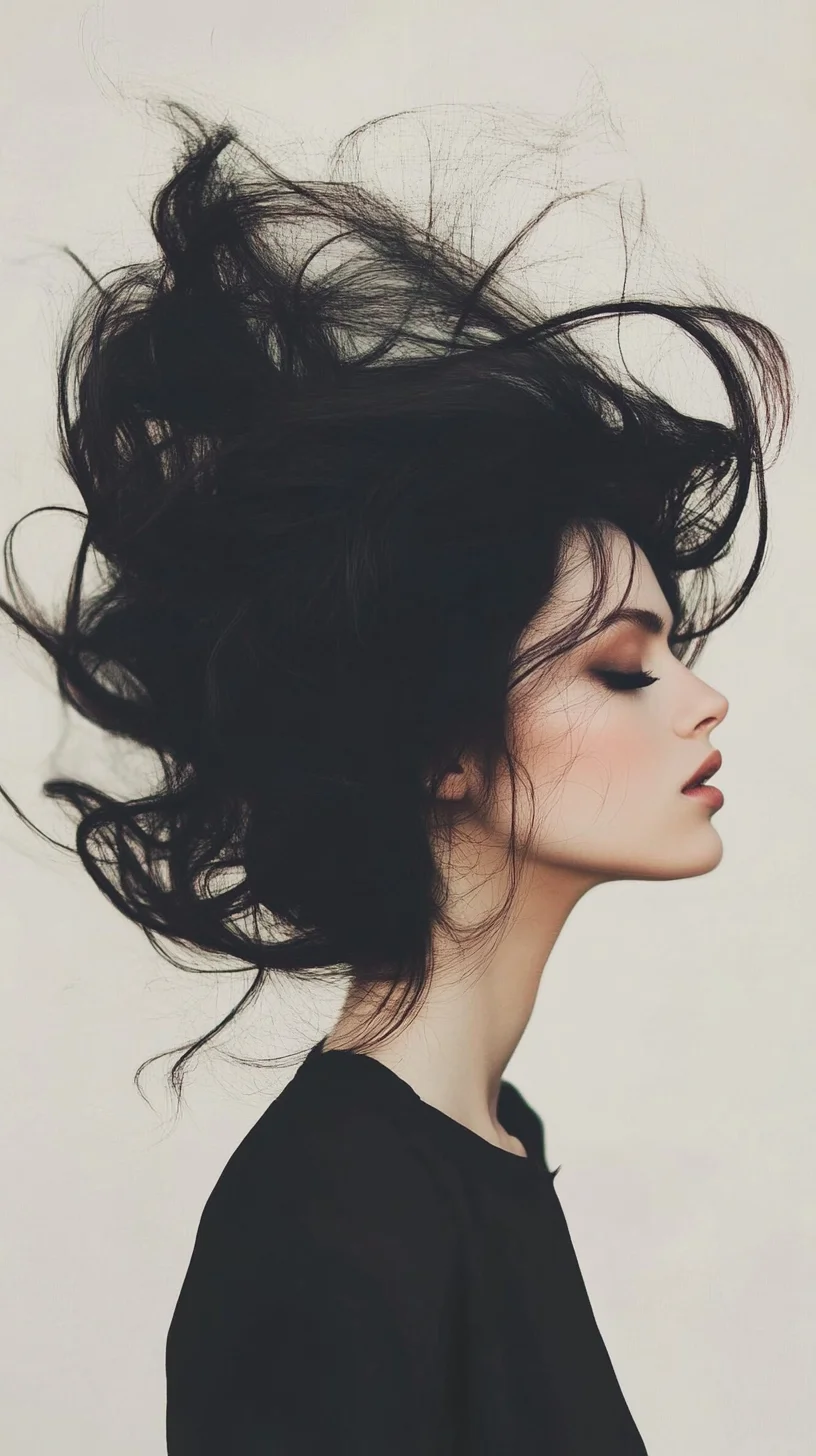 Effortlessly Chic: Embrace the Bold Volume with Disheveled Elegance