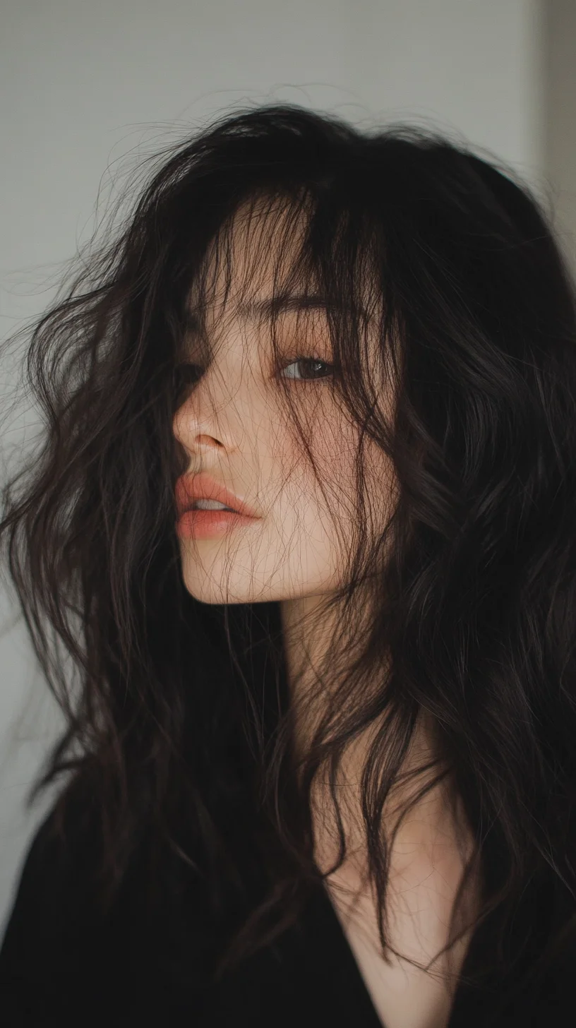 Effortlessly Chic: Embrace the Natural Wave with This Tousled Hair Trend