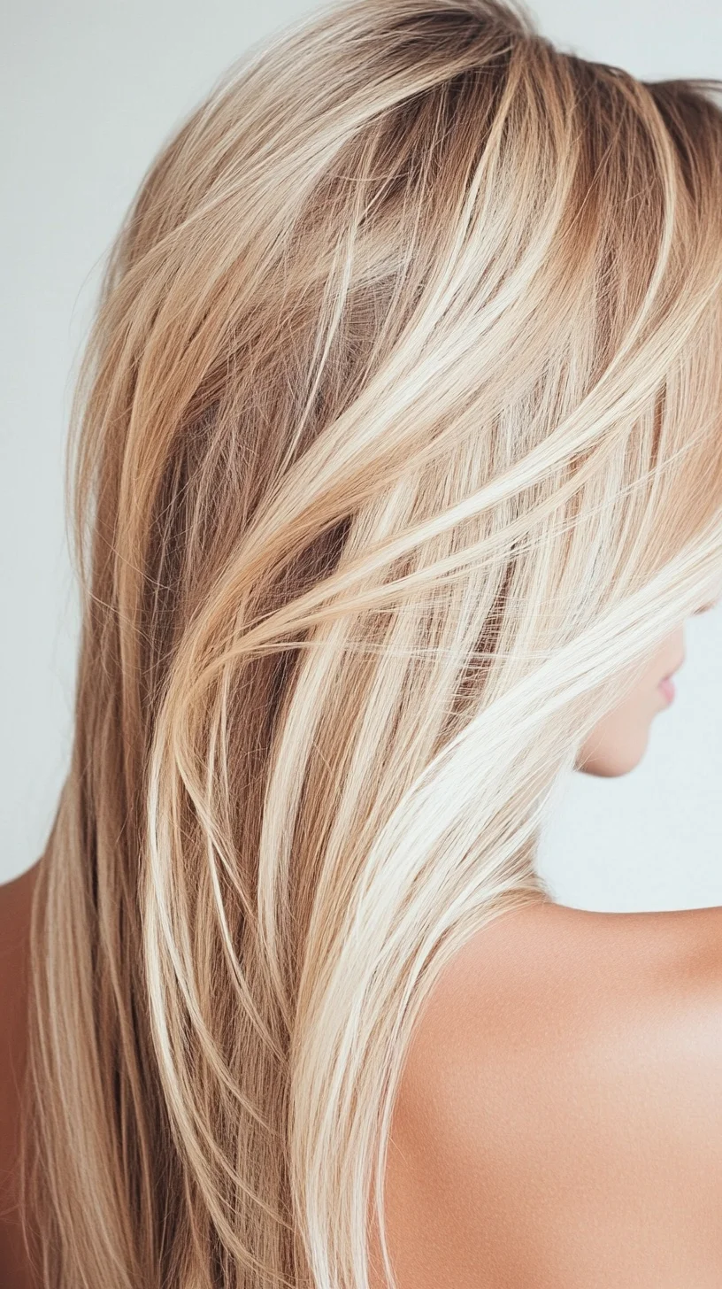 Effortlessly Chic Long Layers with Sun-Kissed Highlights