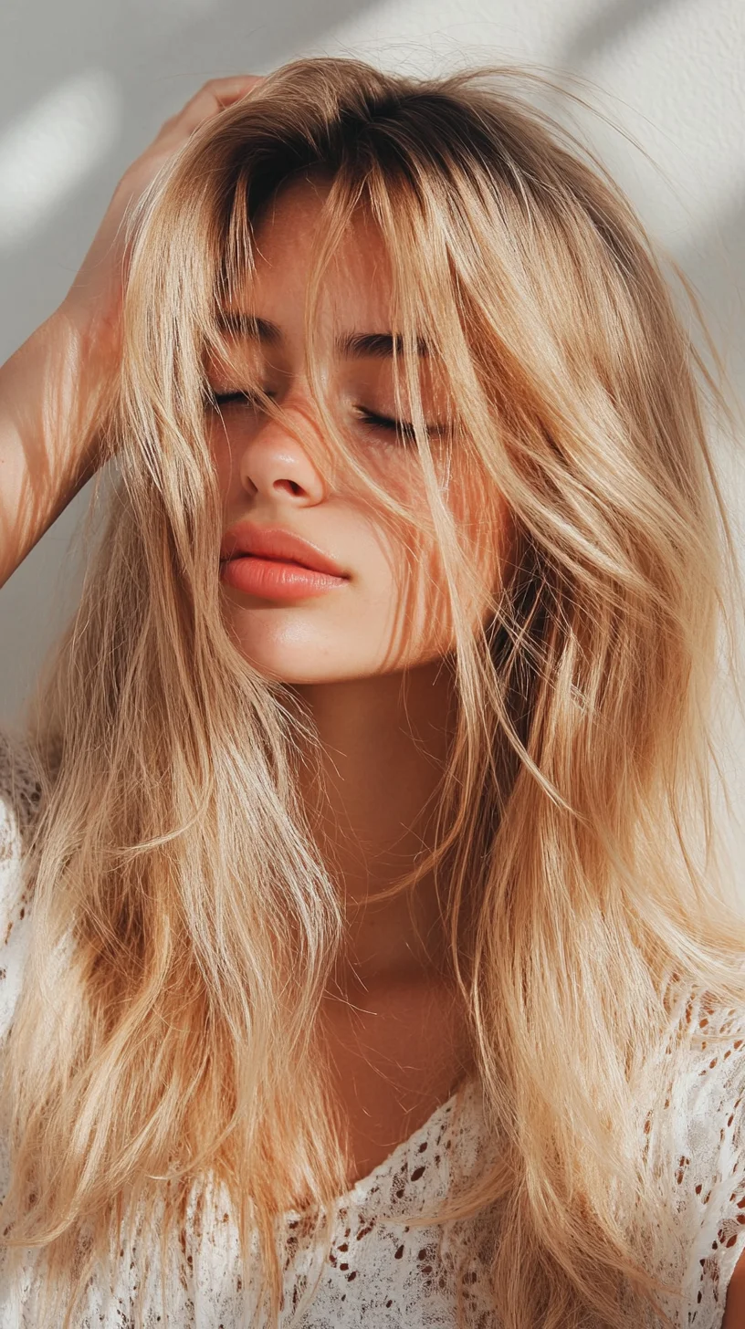 Effortlessly Chic: Loose, Luscious Waves with Sun-Kissed Highlights