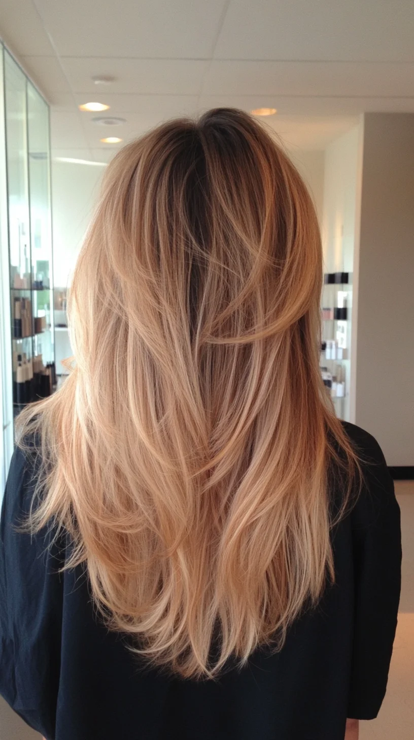 Effortlessly Chic: The Layered Honey Blonde Waves for Every Occasion