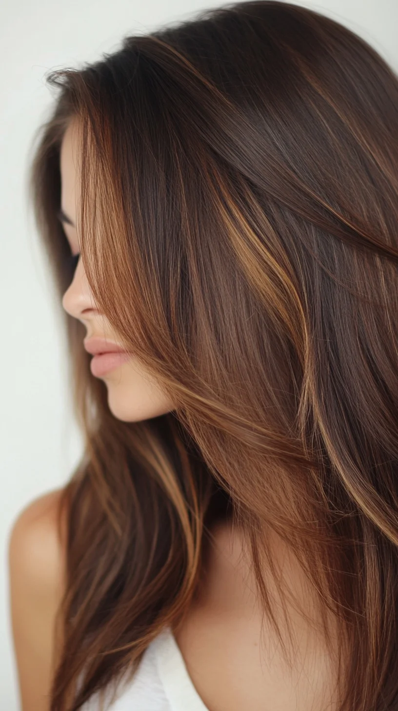 Effortlessly Chic: The Luminous Long Layers with Subtle Highlights