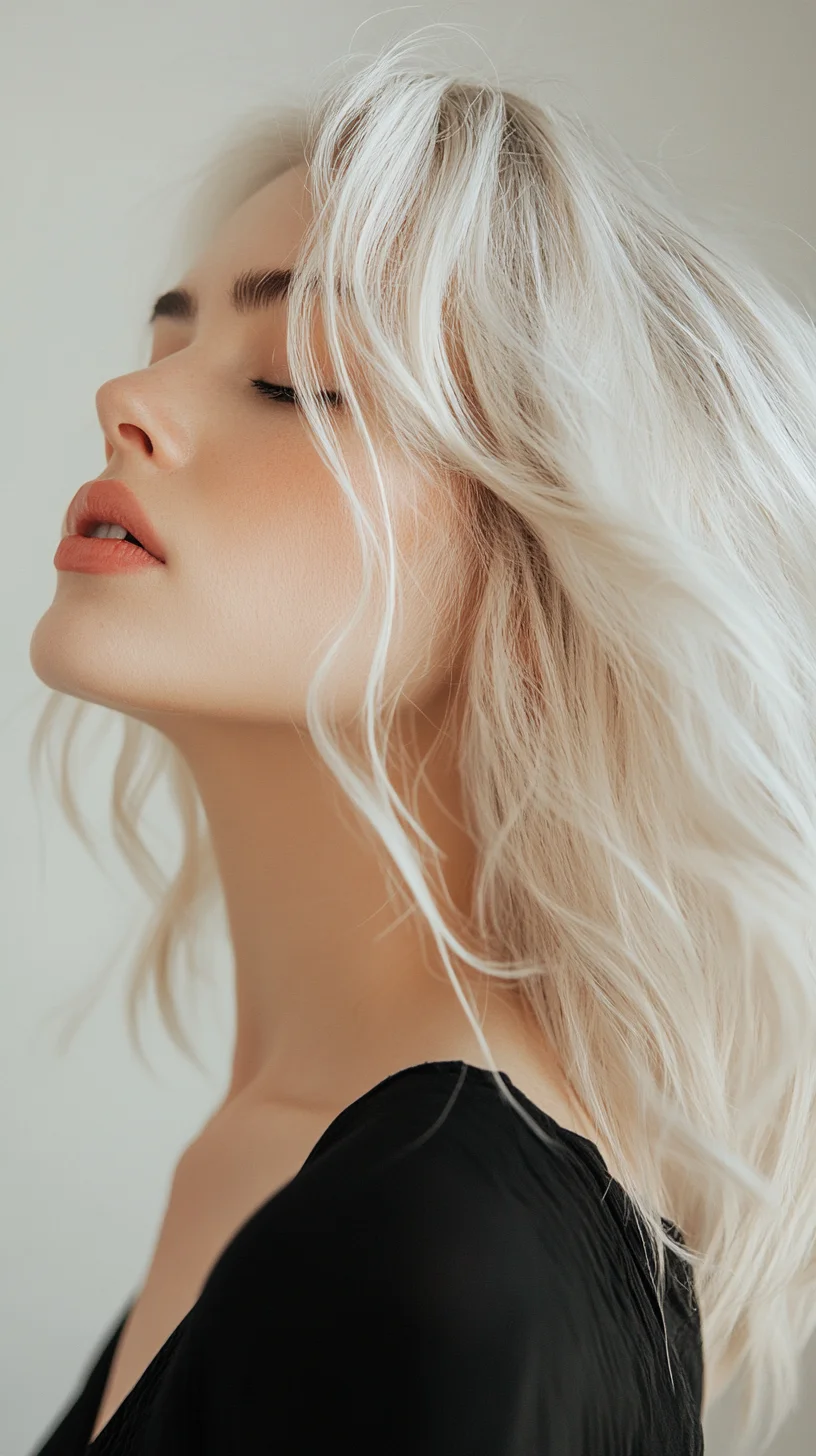 Effortlessly Chic: The Modern Blonde Beach Waves Haircut