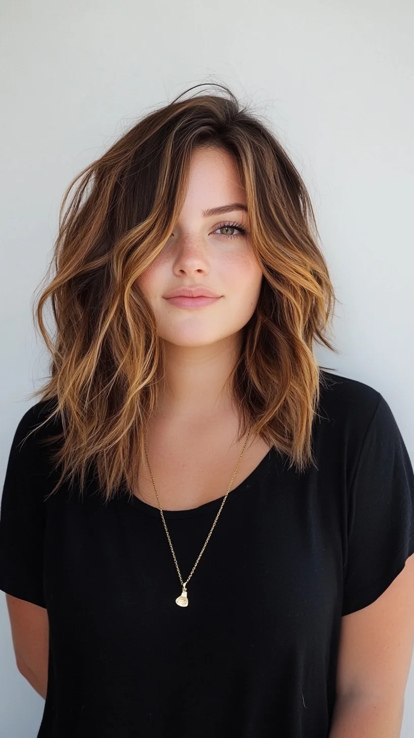 Effortlessly Chic: The Modern Wavy Lob for Every Occasion