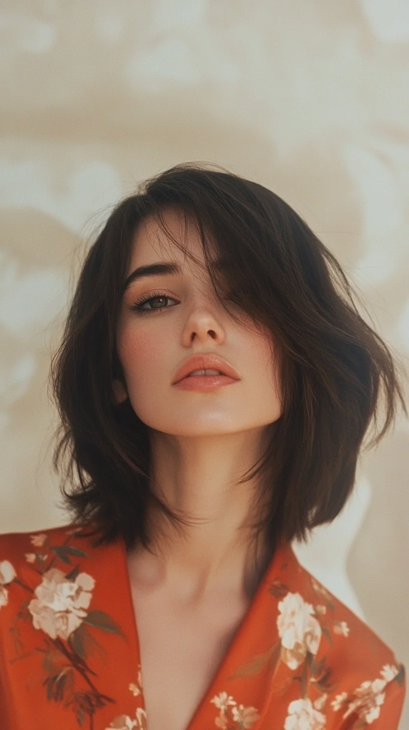 Effortlessly Chic: The Perfect Tousled Bob for Modern Elegance