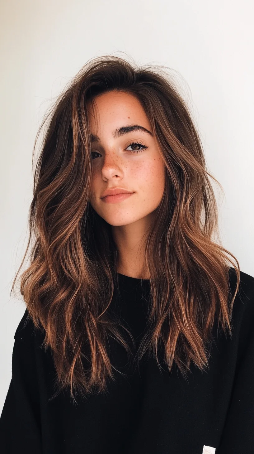 Effortlessly Chic: The Playful Voluminous Wavy Lob