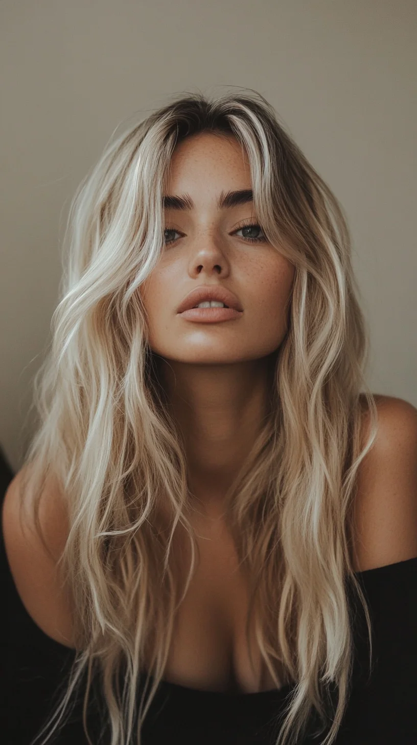 Effortlessly Chic: The Textured Beach Wave Hairstyle for a Flawless Look