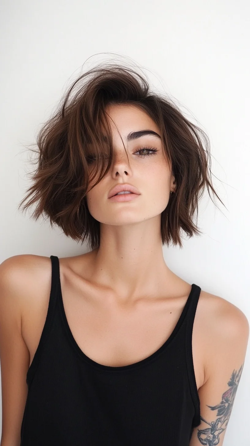 Effortlessly Chic: The Textured Bob for Modern Elegance