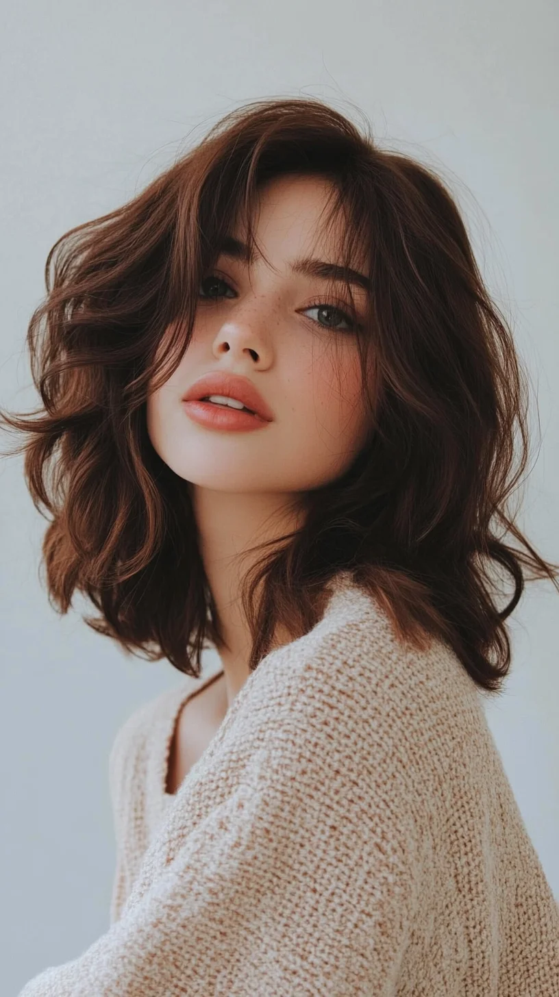 Effortlessly Chic: The Textured Lob for a Modern Look