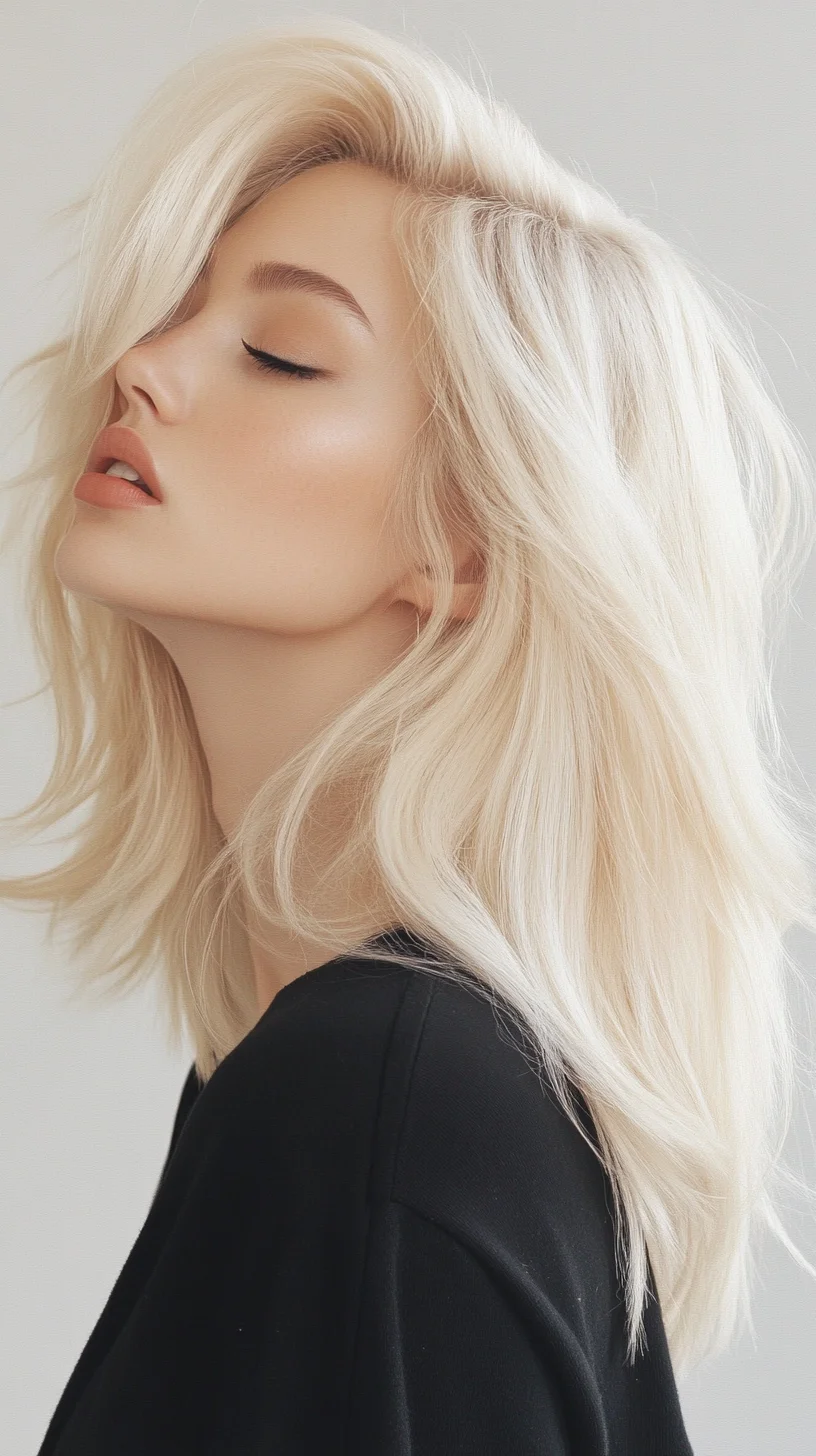 Effortlessly Chic: The Textured Lob with Soft Waves