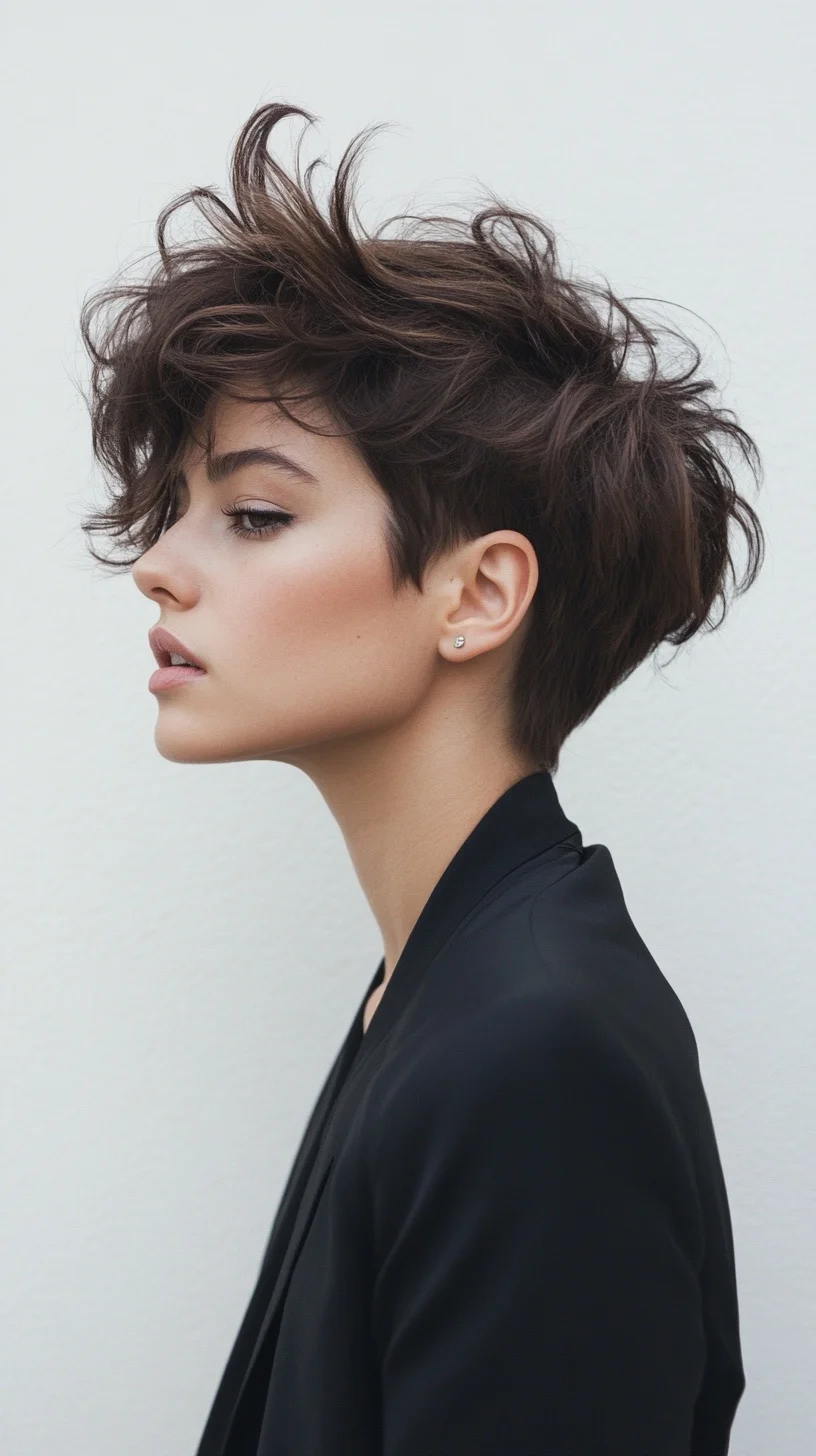 Effortlessly Chic: The Textured Pixie Cut for Modern Elegance