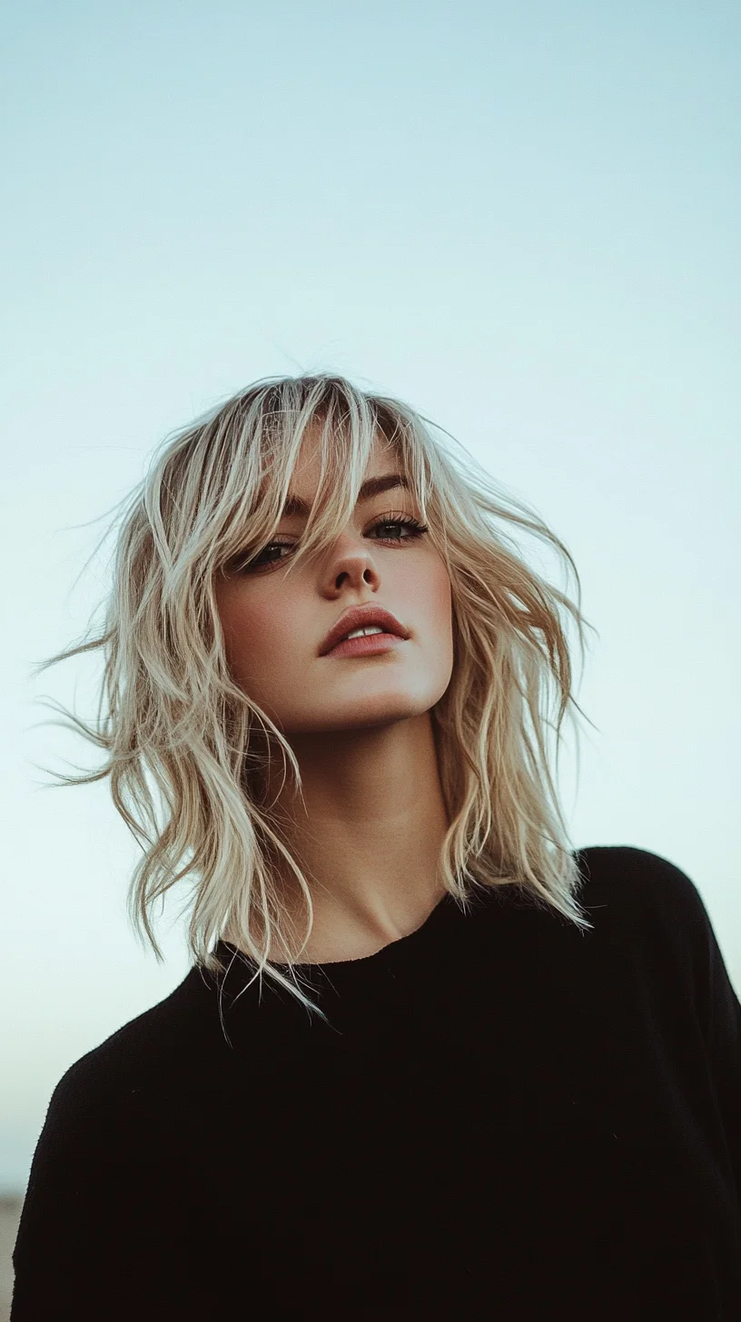 Effortlessly Chic: The Tousled Layered Bob for a Lively Look