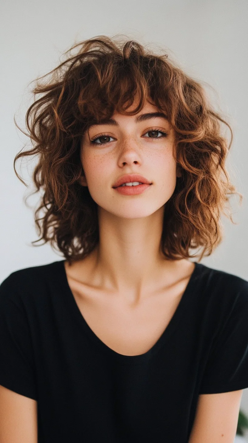 Effortlessly Chic: The Voluminous Curly Bob for Every Occasion