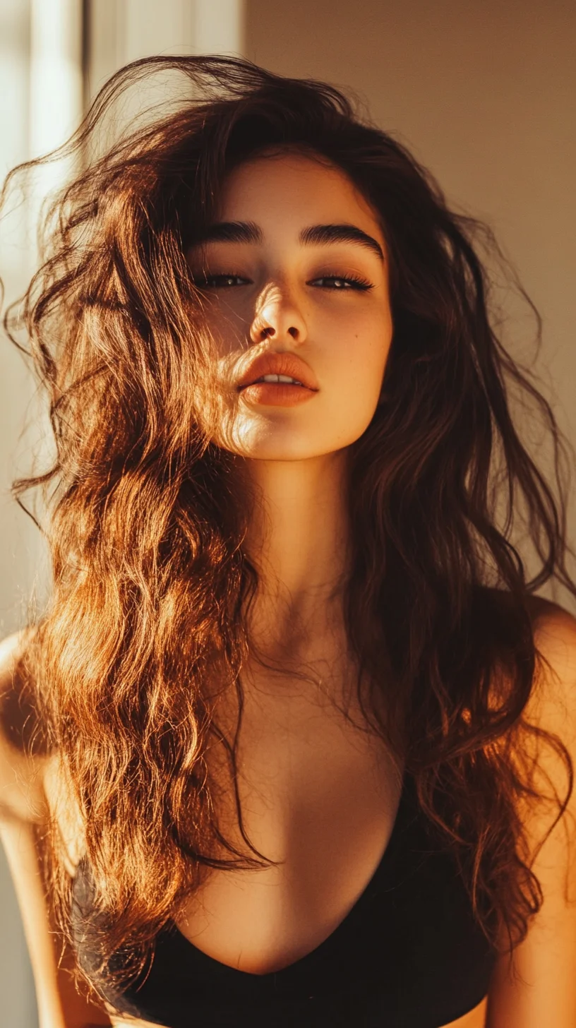 Effortlessly Glamorous Beachy Waves for a Effortless Chic Look