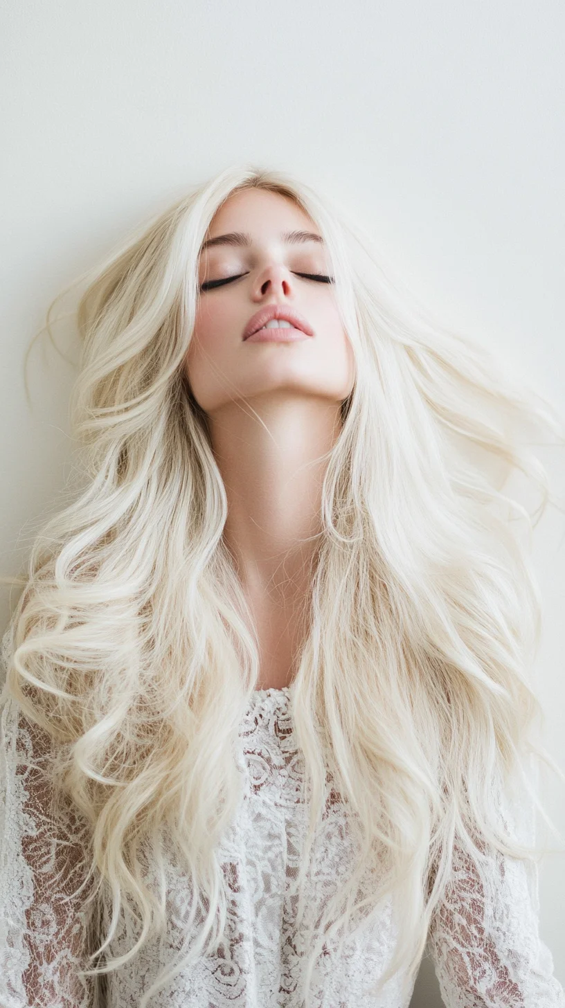 Effortlessly Glamorous Waves: Elevate Your Look with Luscious Long Locks