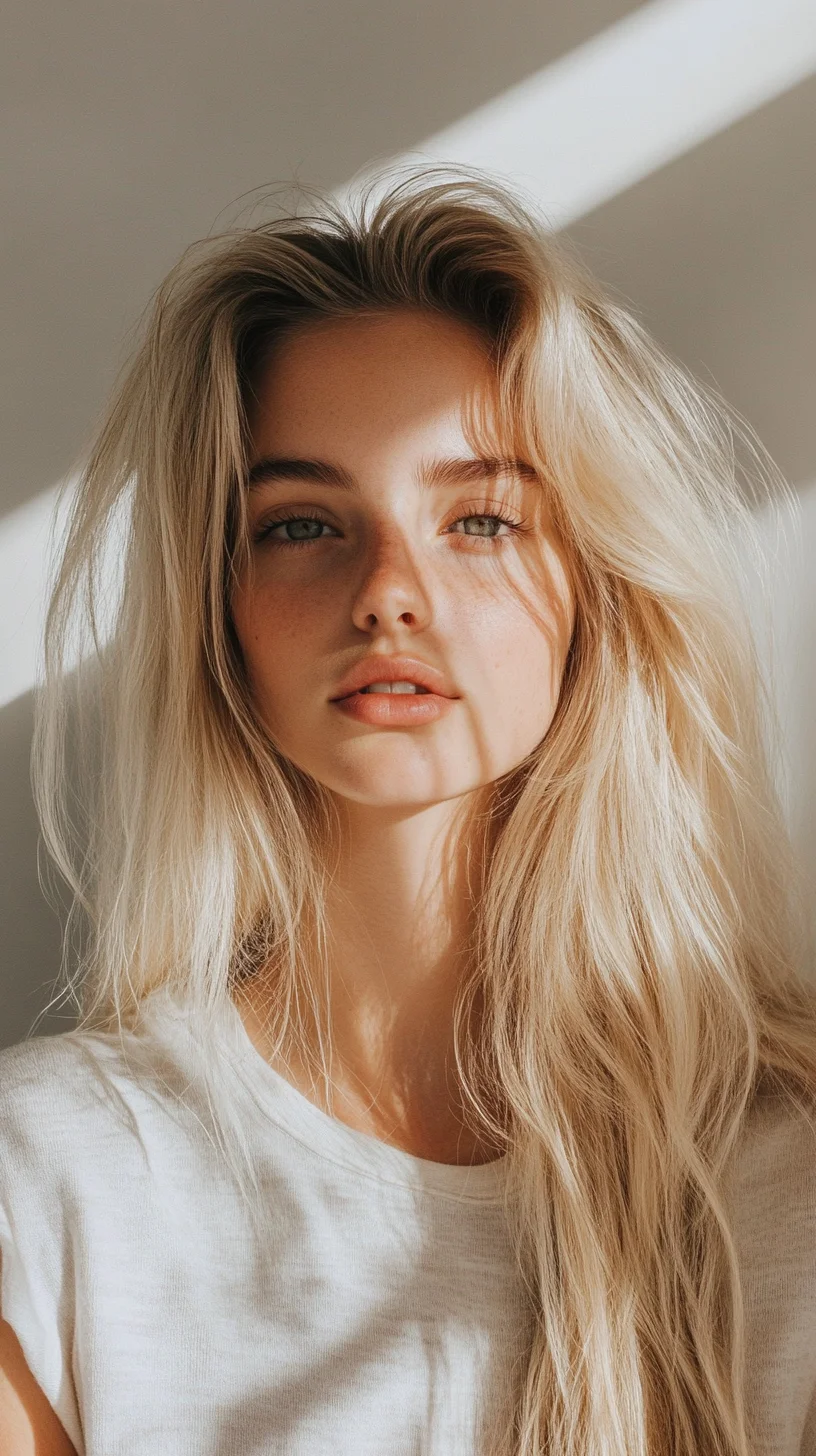 Effortlessly Tousled Waves for a Chic, Natural Look