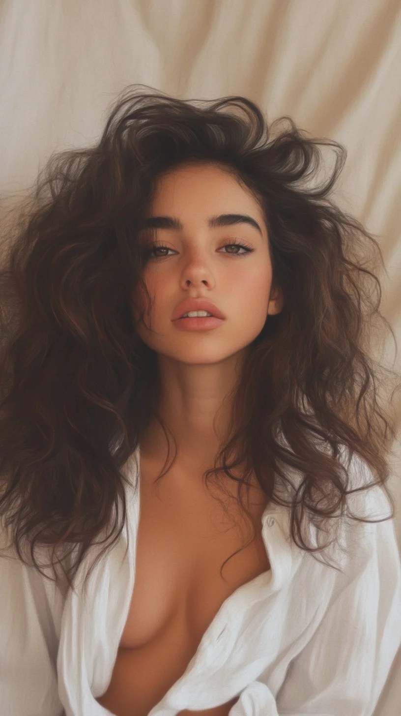 Embrace the Effortless Glam: Voluminous Curly Hair for an Alluring Look